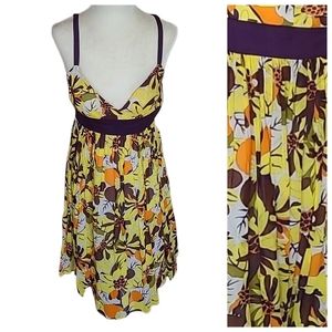 Milly of New York | Hippie Chic Floral Print Spaghetti Strap Silk Blend Sundress
